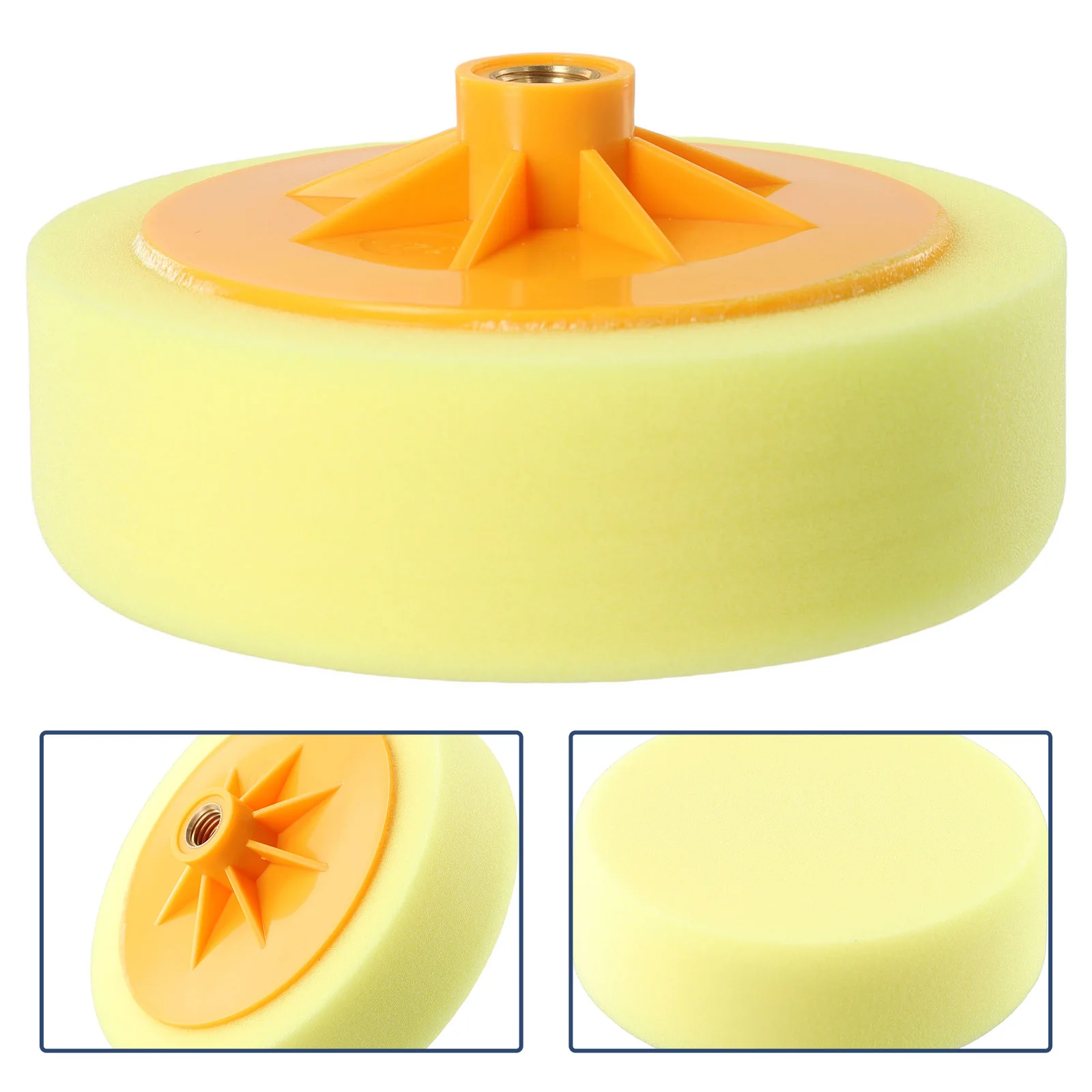 Tool Polishing Pad Head For Car Hub Parts Polishing Sponge Head Replacement 150mm 6inch Accessories Durable