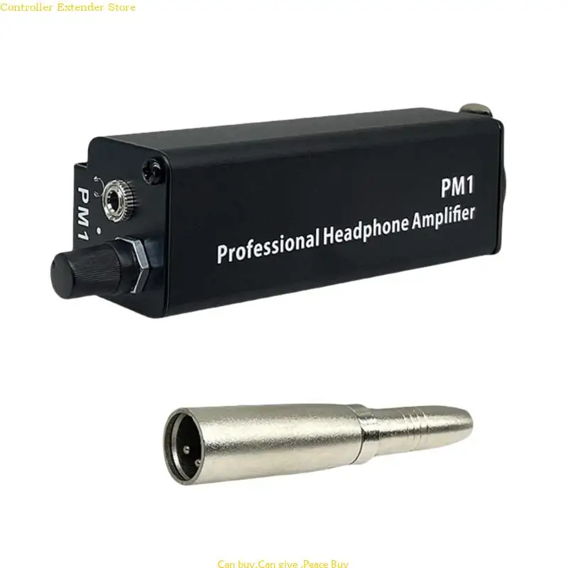 

Professional Headphone Amplifier 3.5MM Headphone Amplifier Adapter with Volumes Control for Improved Sound Connection