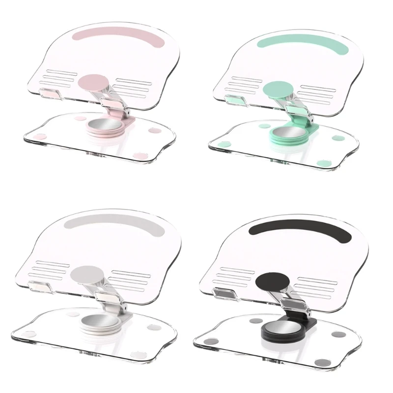 

Adjustable Acrylic Phone and Pad Holder with Anti Slip Base for Hands View