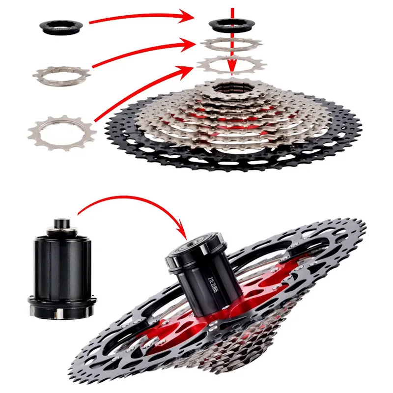 SUNSHINE 9 speed cassette 11 32 34 36 40 42 46 50 For Shimano HG Mountain Road bike 9-speed cassette Lightweight 9v cassette view 2