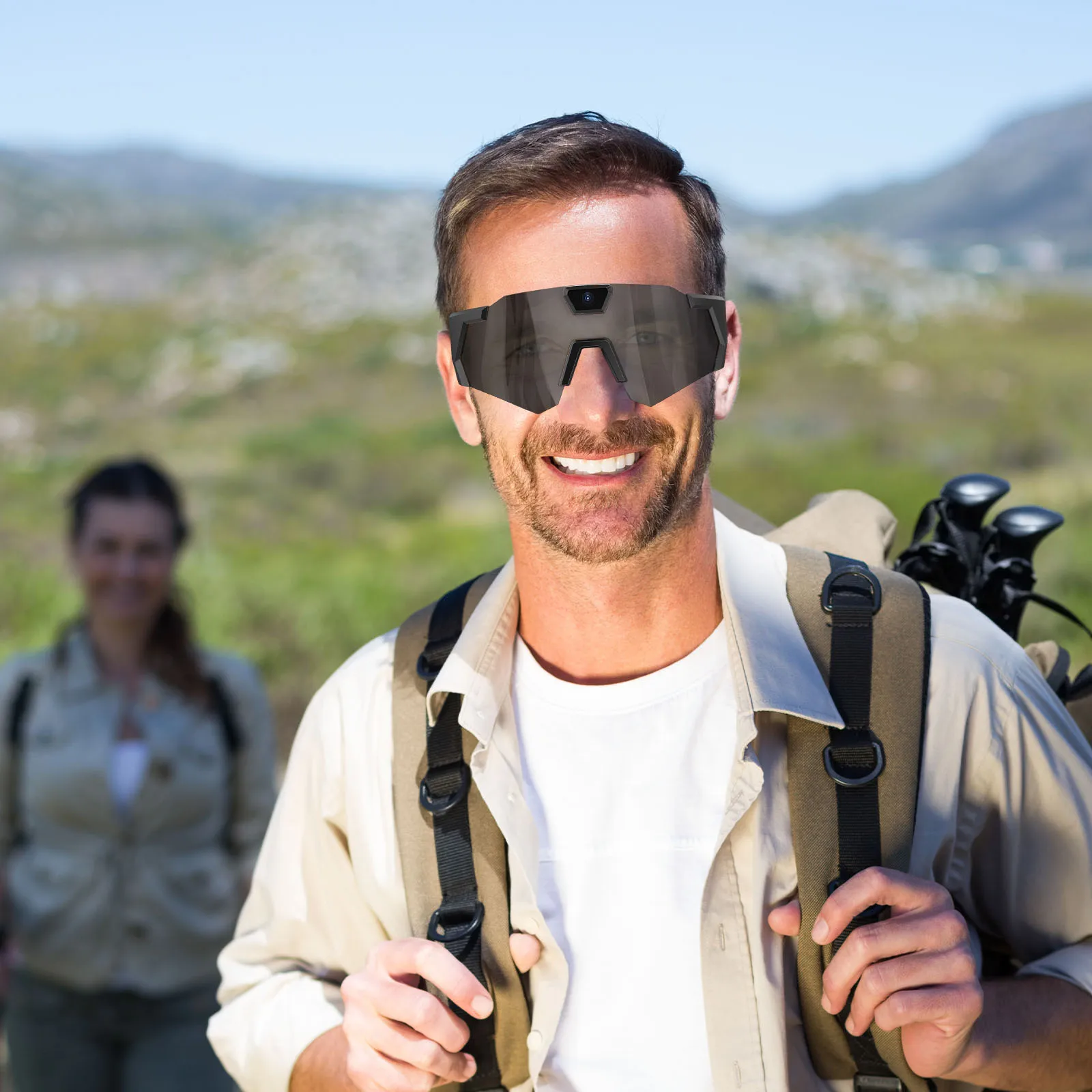 

Солнцезащитные очки для велоспорта с записью видео HD 1080P, 64 ГБ ROM, подходят для мужчин и женщин