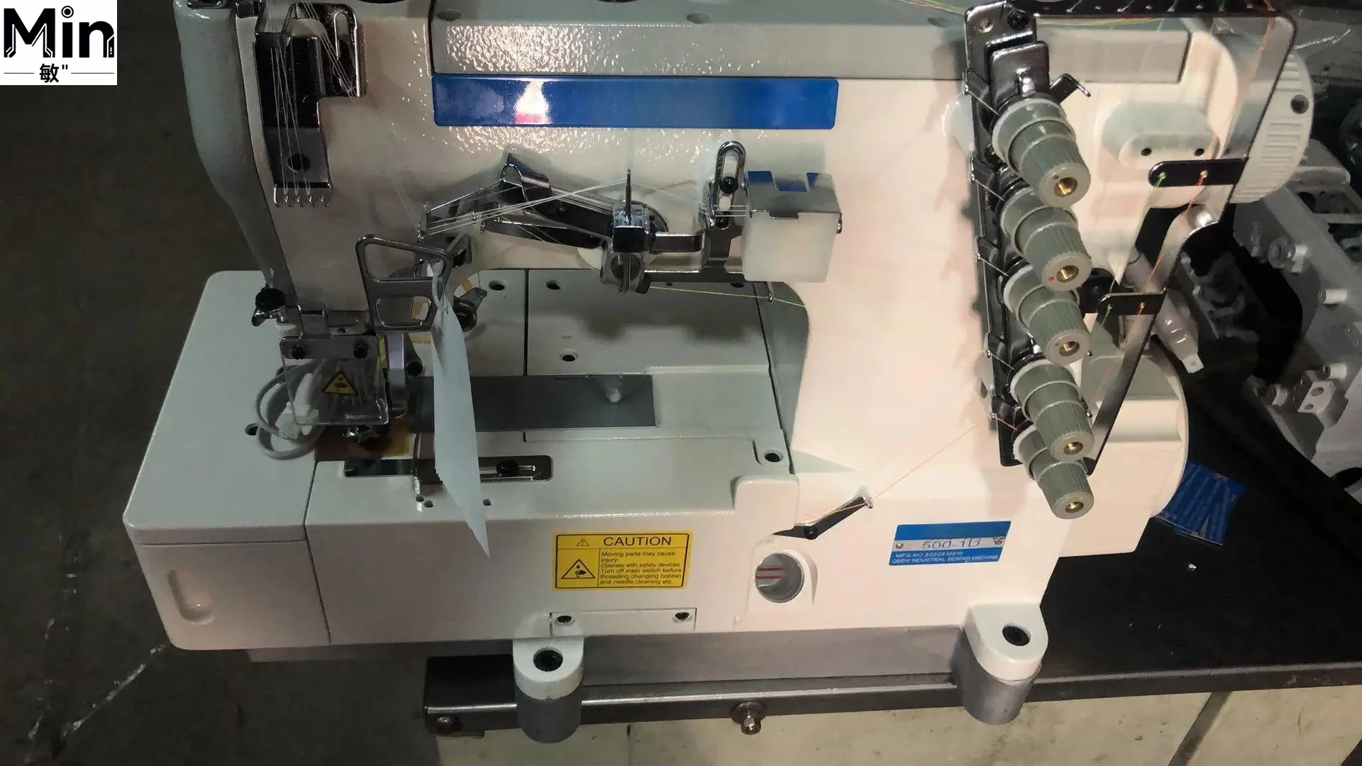 

QS-600D-PSW Direct Drive Cylinder Bed High Speed Rolled Pulley Interlock Sewing Machine with Auto Trimmer