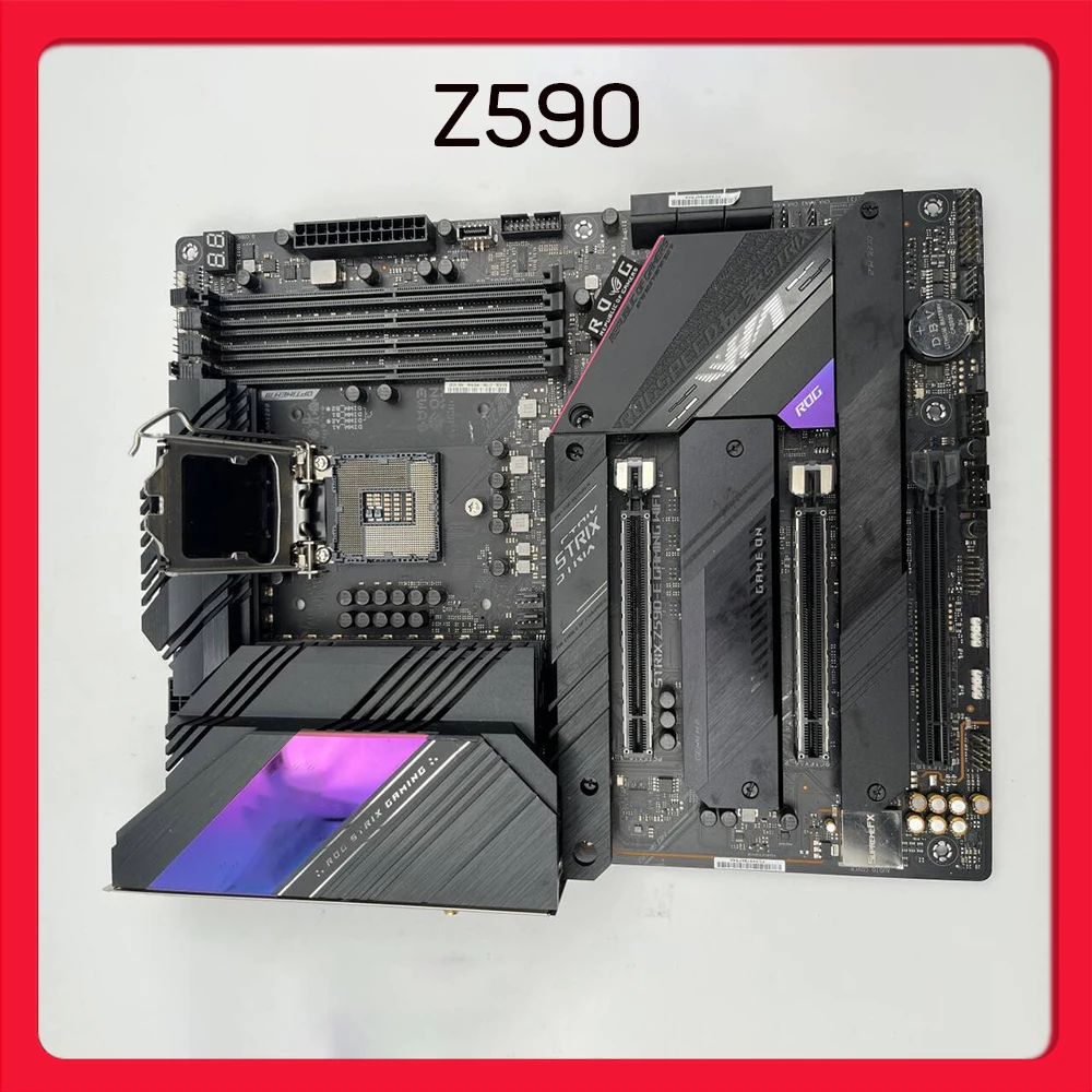 ROG STRIX Z590-E GAMING WIFI For ASUS ATX Motherboard Z590 DDR4 PCI-E 4.0 4 × M. 2 USB3.2 11th/10th Generation