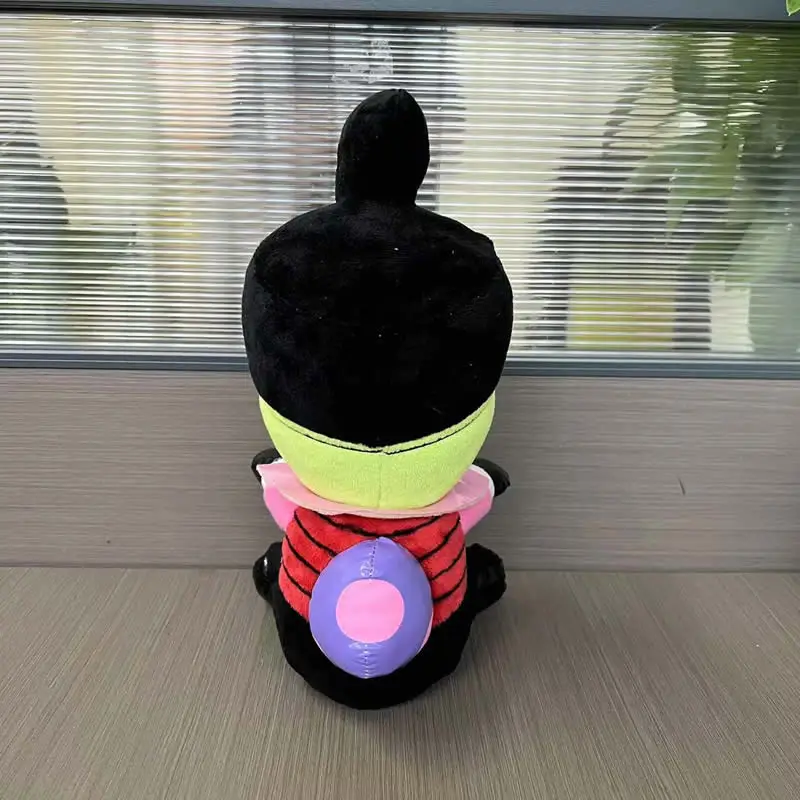 28cm Alien ET 3D Eyes Green Invader ZIM GIR Dog Plush Figure Toy Soft Stuffed Collectible Toy Christmas Gift Toys for Children