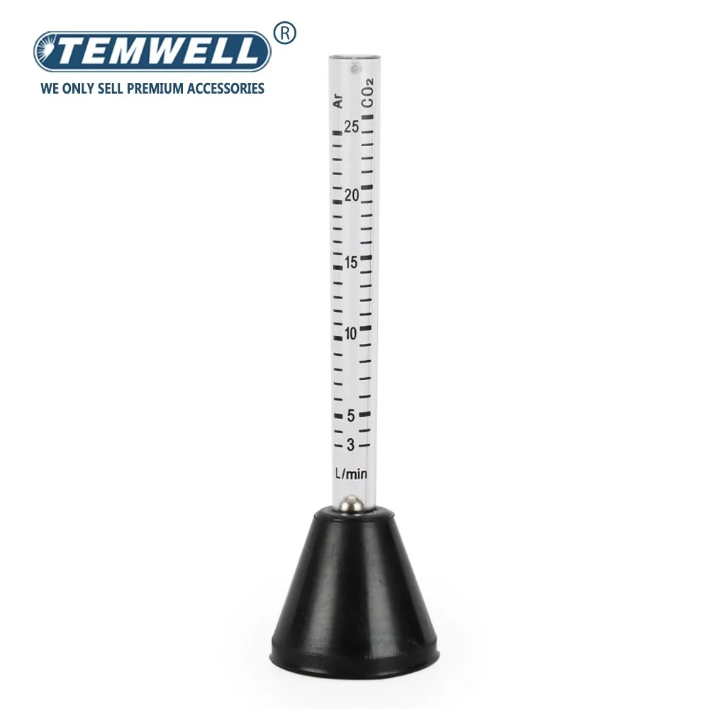 Portátil Argon Co2 Gás Flow Meter Peashooter Scale Tester Medida para Soldagem Mig Tig Soldador Profissional