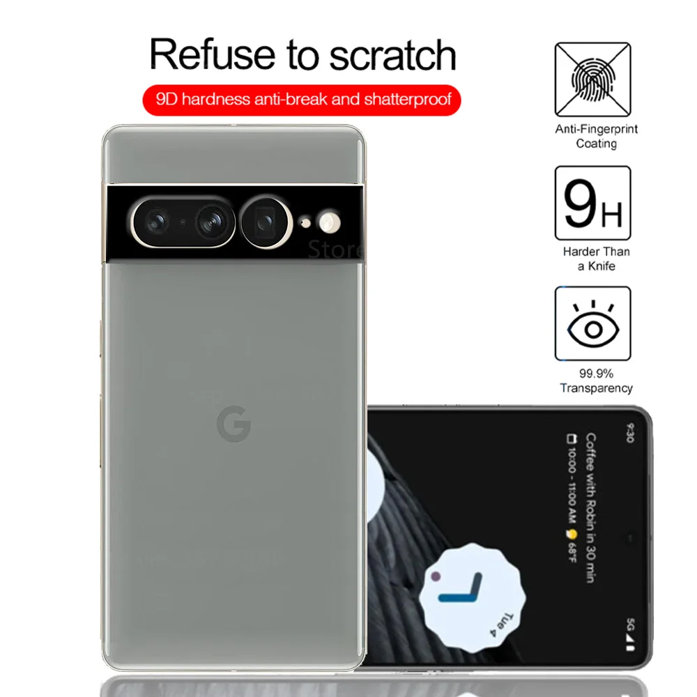 2PCS Camera Lens Tempered Glass Screen Protector For Google Pixel 7 8 Pro 3D Lens Protective Film pixel 7 6 pro 6a pixel7pro