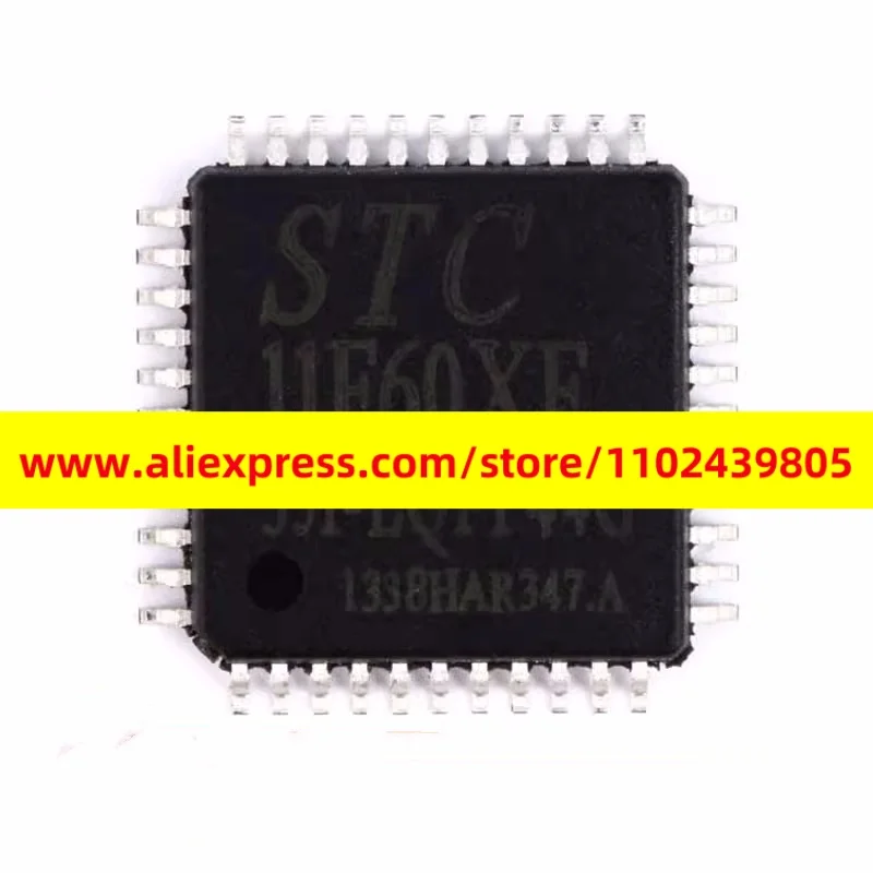 STC11F60XE-35I-LQFP44G New Original Spot 11F60XE On STC Microcontroller Electronic Integrated Circuit STC11F60XE