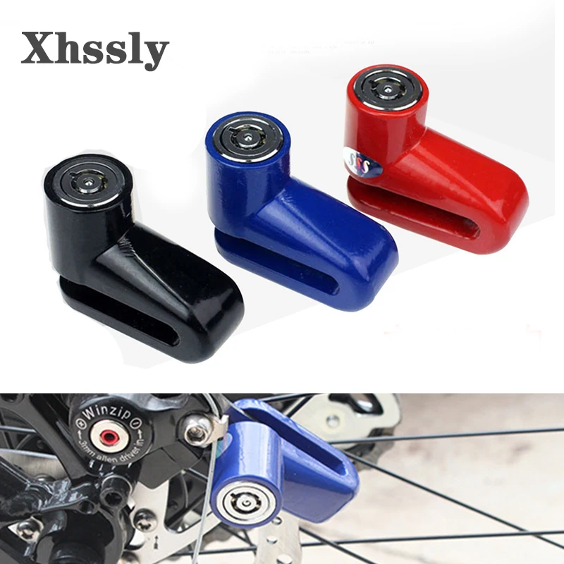 Motorcycle Lock Motocross Pitbike Bicycle Lock For Suzuki sj410 gsr 600 boulevard m50 gsxr 750 bandit 1200 gsx 600f katana