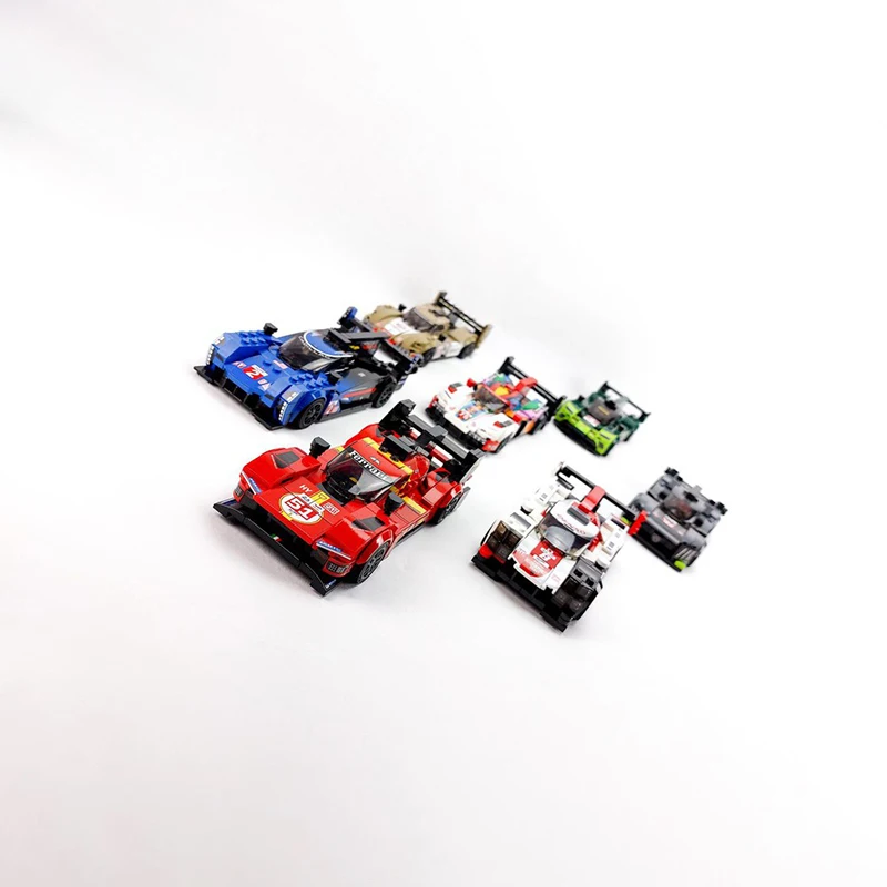 مدينة سيارة سرعة بطل نموذج MOC بناء الطوب مجموعة السيارات الرياضية وحدات التكنولوجيا هدية عطلة تجميع ألعاب أطفال البدلة