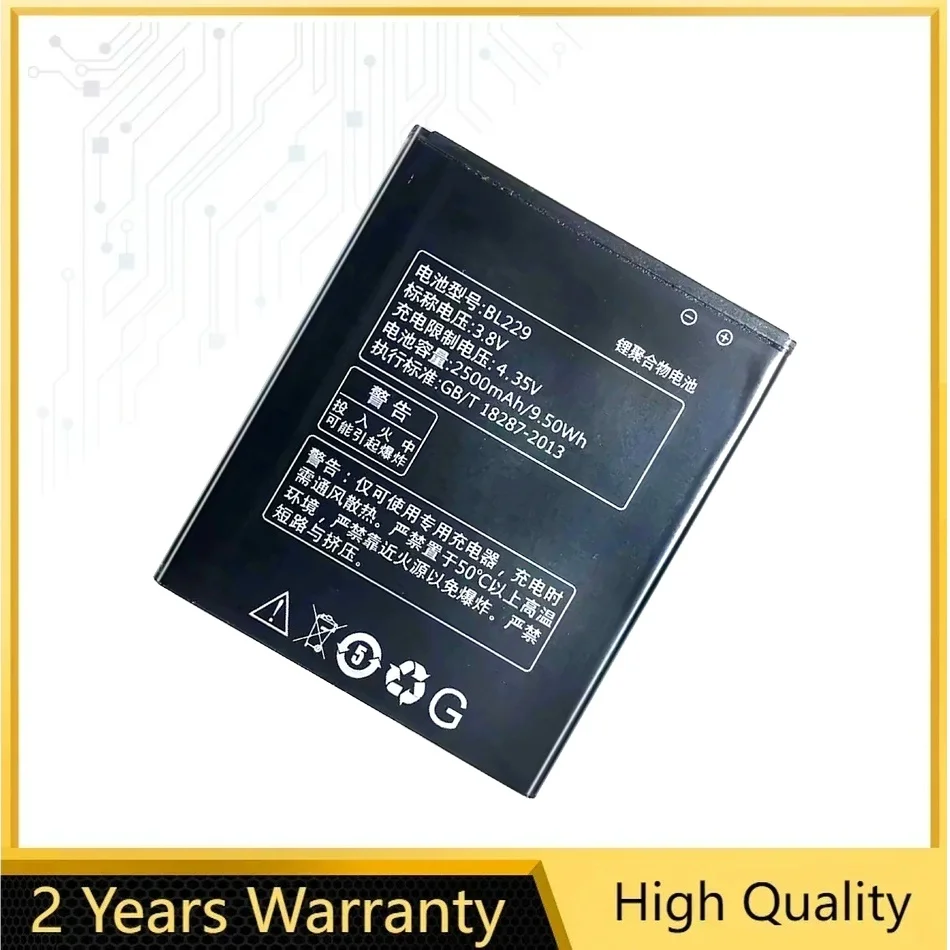 

Аккумулятор для мобильного телефона BL229 для Lenovo A8 A806 A808T 806 808T, литий-ионные полимерные батареи