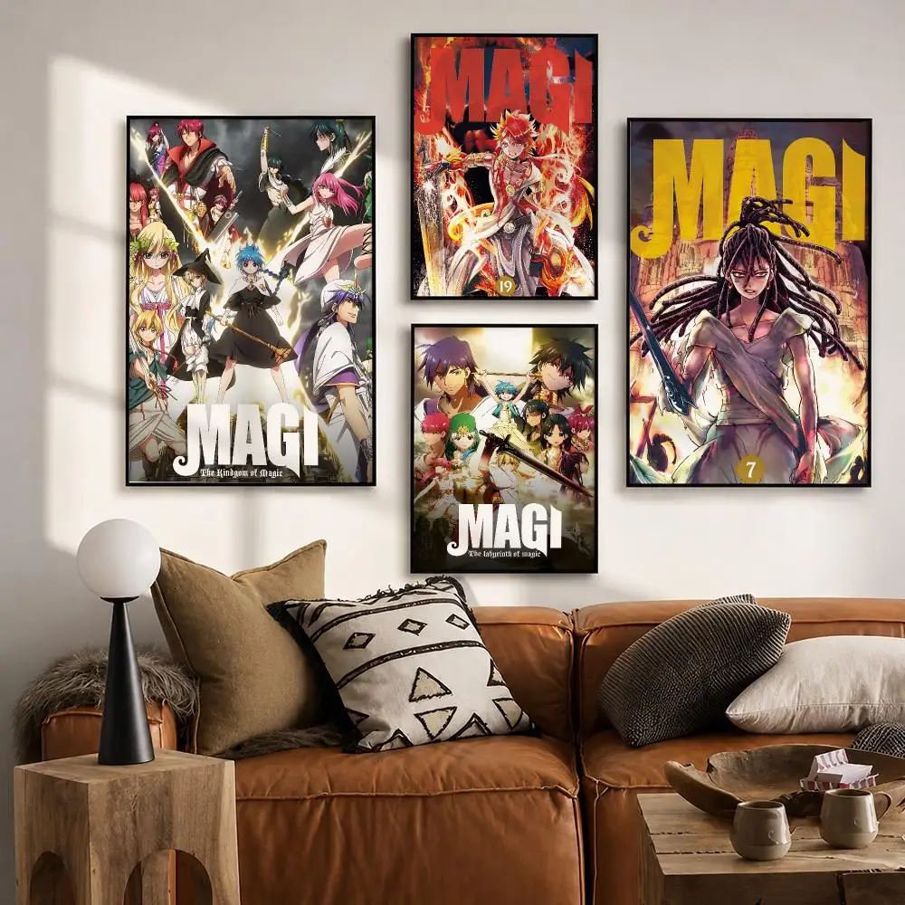 M-Magi The L-Labyrinth of M-Magic Poster HD Wall Art Print for Bedroom Living Room Office Bar Modern Aesthetic Home Decor