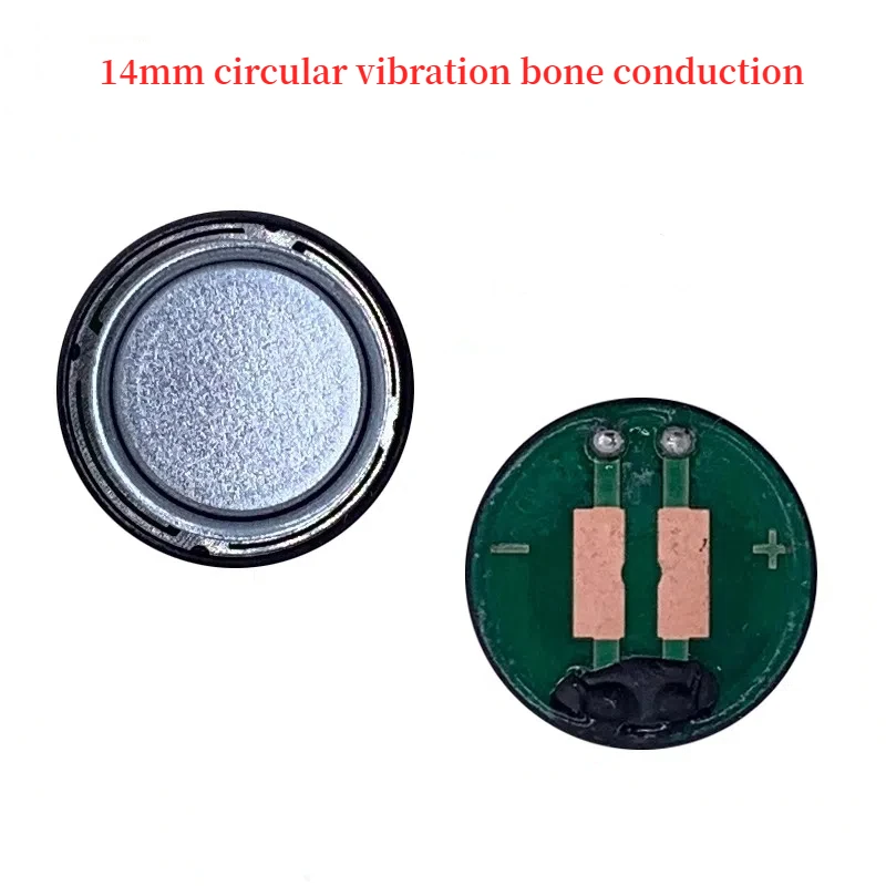 GHXAMP 2 قطعة 14 مللي متر مكبر صوت اهتزاز توصيل العظام المستديرة لفرشاة الأسنان الكهربائية وبنادق اللفافة