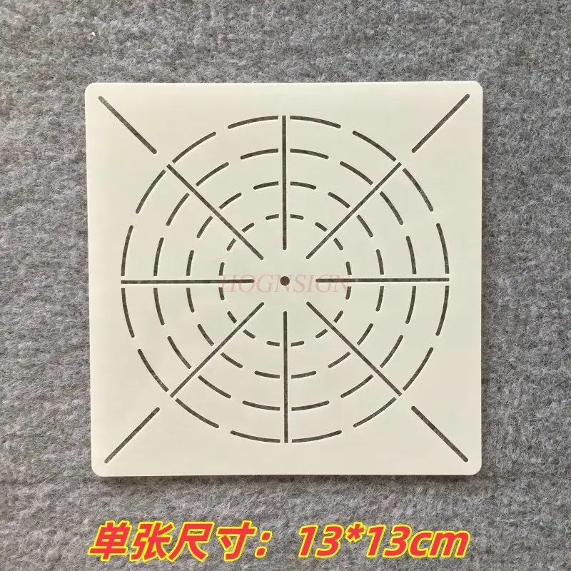 1pcs Mandala assisted graffiti geometric patterns irregular hollow stone painting spray painting template tool