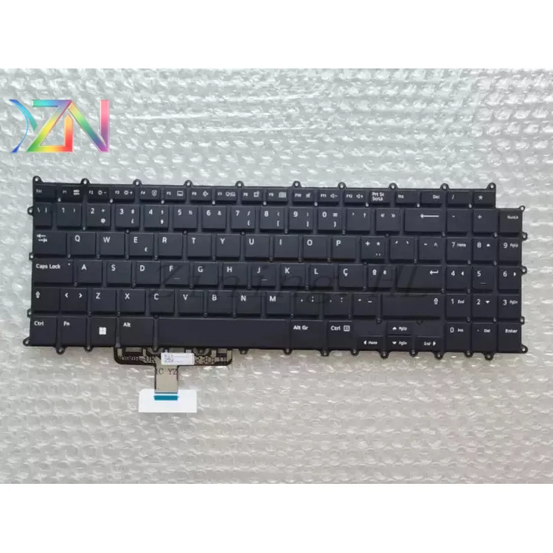 For LG 16ZD90P, 16Z90Q, 16Z90P, 15Z90Q keyboard PT version, black with backlight