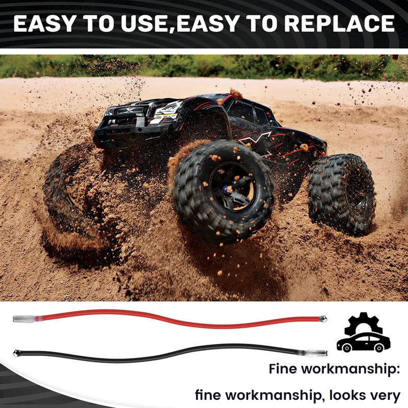 A99E-10PCS 4.0Mm Banana Plug To Alligator Clamp Test Line Power Supply Test Line For RC Car