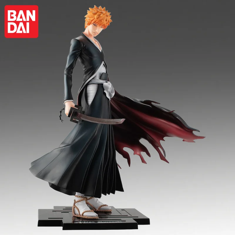 

In Stock Bandai Original Megahouse Bleach Kurosaki Ichigo Action Figure Model Doll Brand New Boxed Anime Characters Toys Model