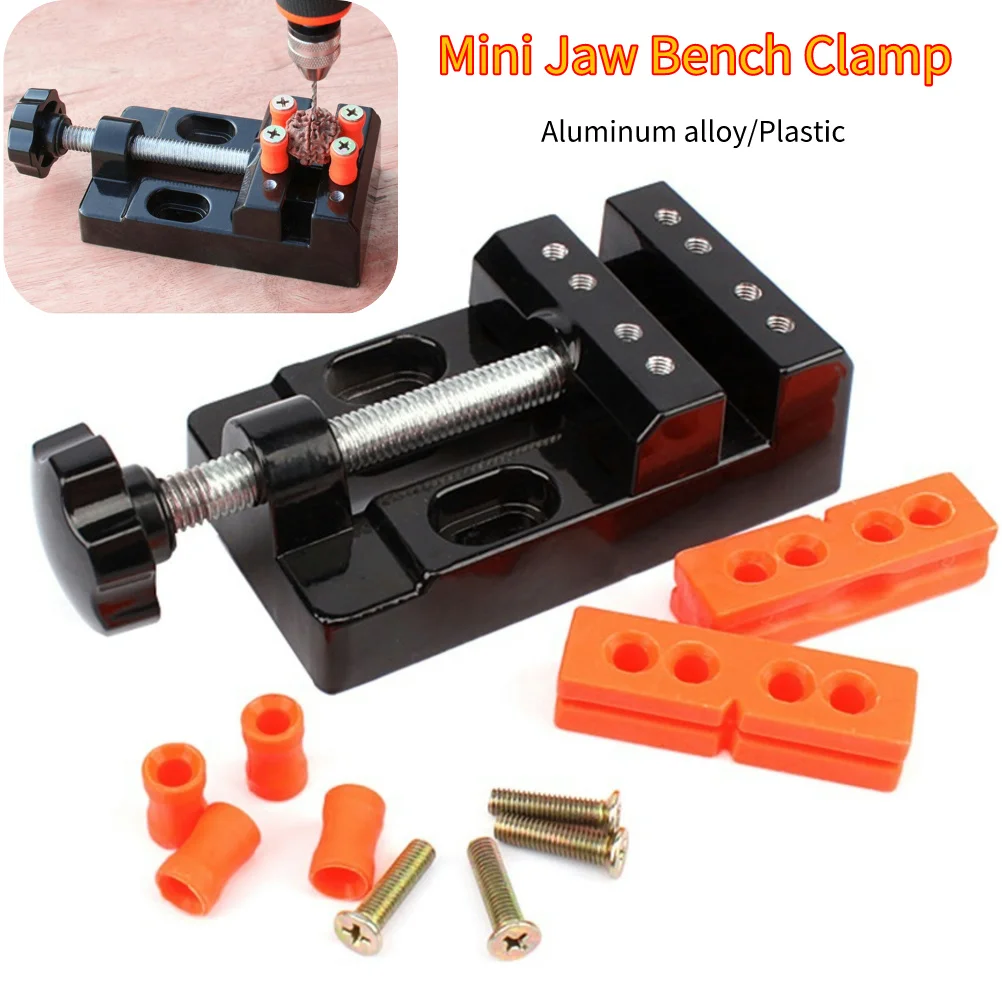 DIY Woodworking Mini Jaw Bench Clamp Table Clamp Folder Drill Press Table Bench Vise Multifunction Machine Tools Accessories