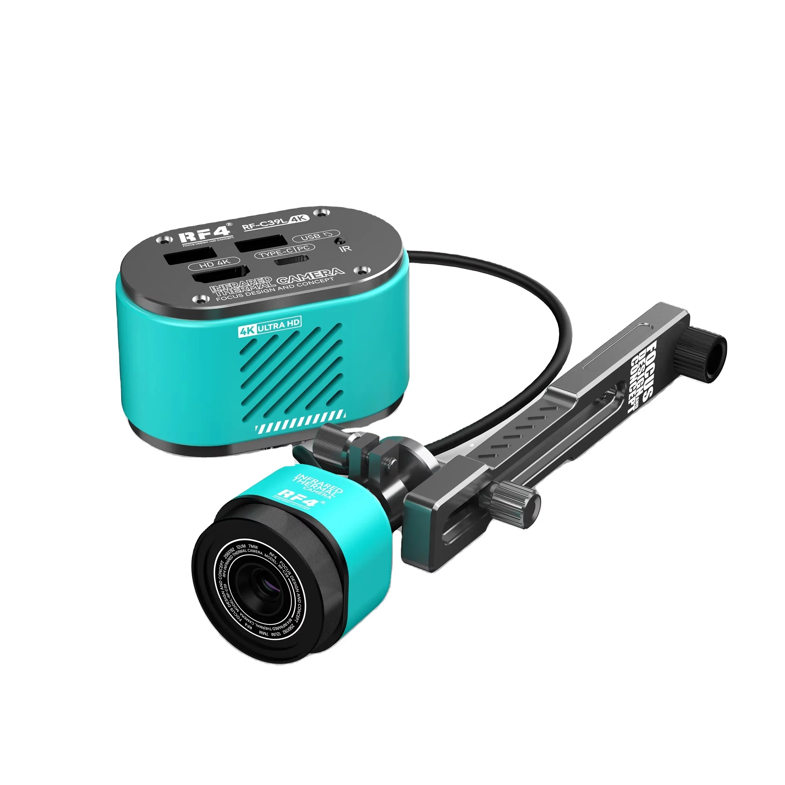 Microscopio Trinocular TLF RF4 RF-C39L 4K Usb 2 en 1 probador de cortocircuito térmico visible y de doble espectral