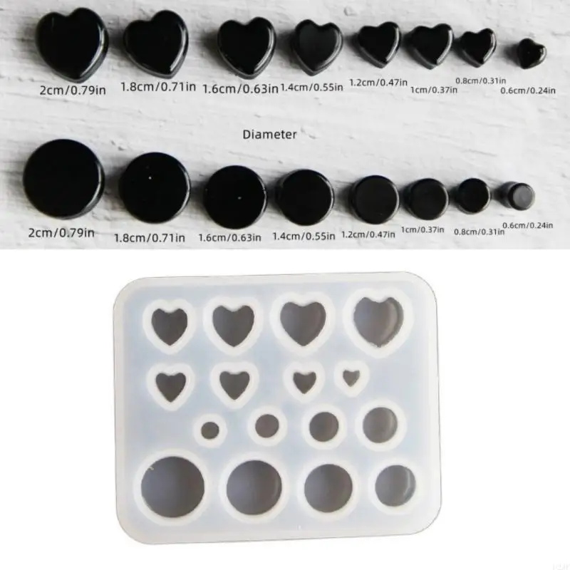   2Pcs Gothics Earrings Silicone Mold Customized Earring Mold Epoxy Jewelry Mould