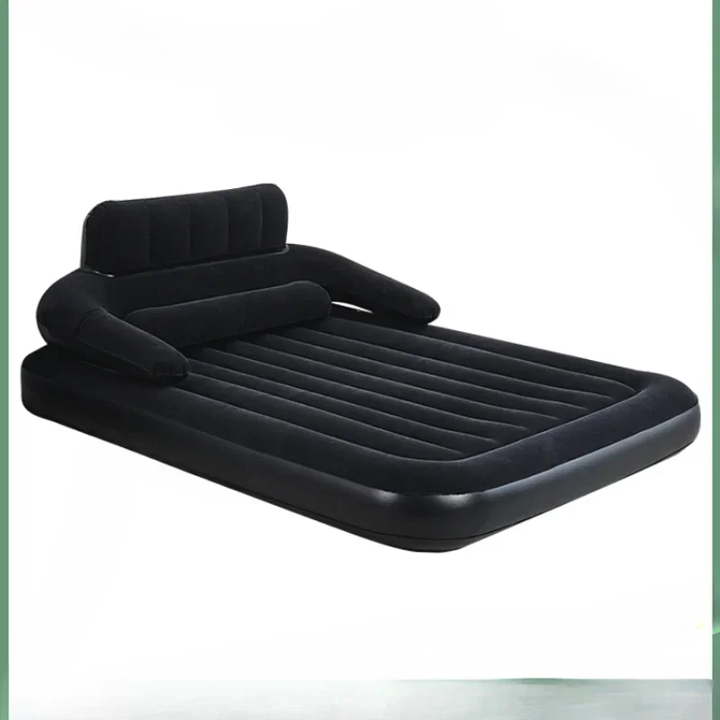 Inflatable mattress household double inflatable bed single floor bed lazy air mattress bed portable folding outdoor thickening