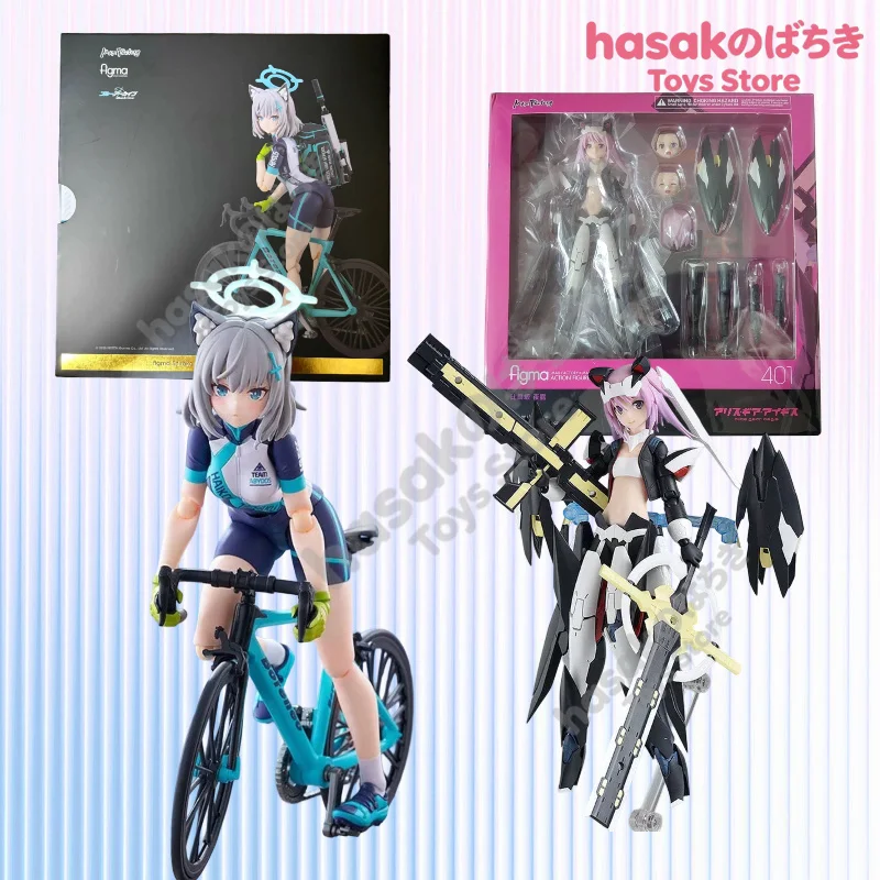 

In Stock MAX Factory Original FIGMA 644 Sunawashi Shirako Cycling DX Edition Action Figure Model Gift for Kid Foam Box Packaging