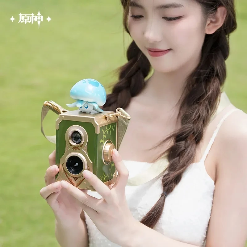 Genshin Impact Game Satchel para Crianças, Photo Bubble Machine, Acessórios Cosplay, Anime, Presente de Halloween, Genuíno, Em estoque