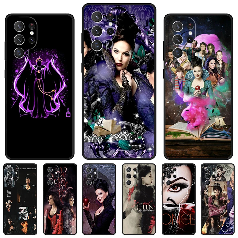 Evil Queen Once Upon A Time phone case For Samsung Galaxy S24 S23 S22 Ultra Note 10 20 Plus S8 S9 S10 S20 S21 FE Cover