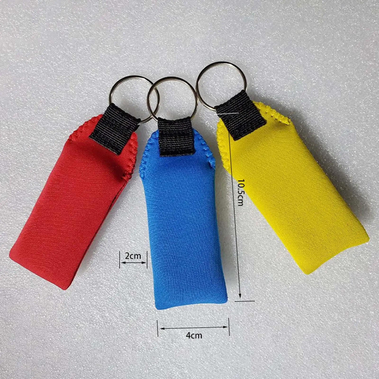 Floating Keychain Key Holder Lightweight Pendant Accessories Floatable Keychain for Water Sports Fishing Outdoor Sailing Diving