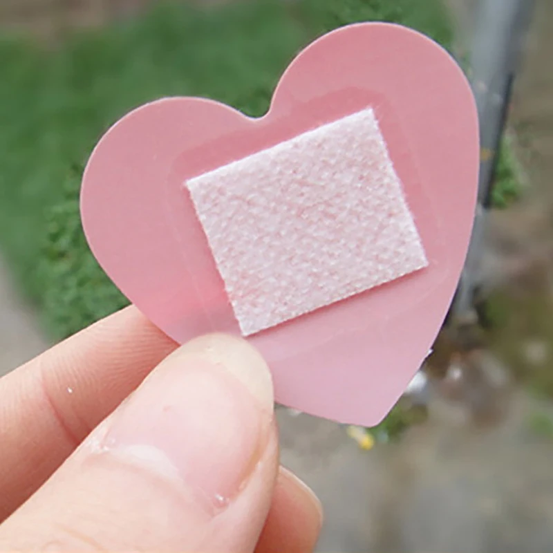 Pad Hydrocolloid Dressing Heart Shaped Bandage Heart-shaped Self-adhesive Wound Patches First Aid Gauze