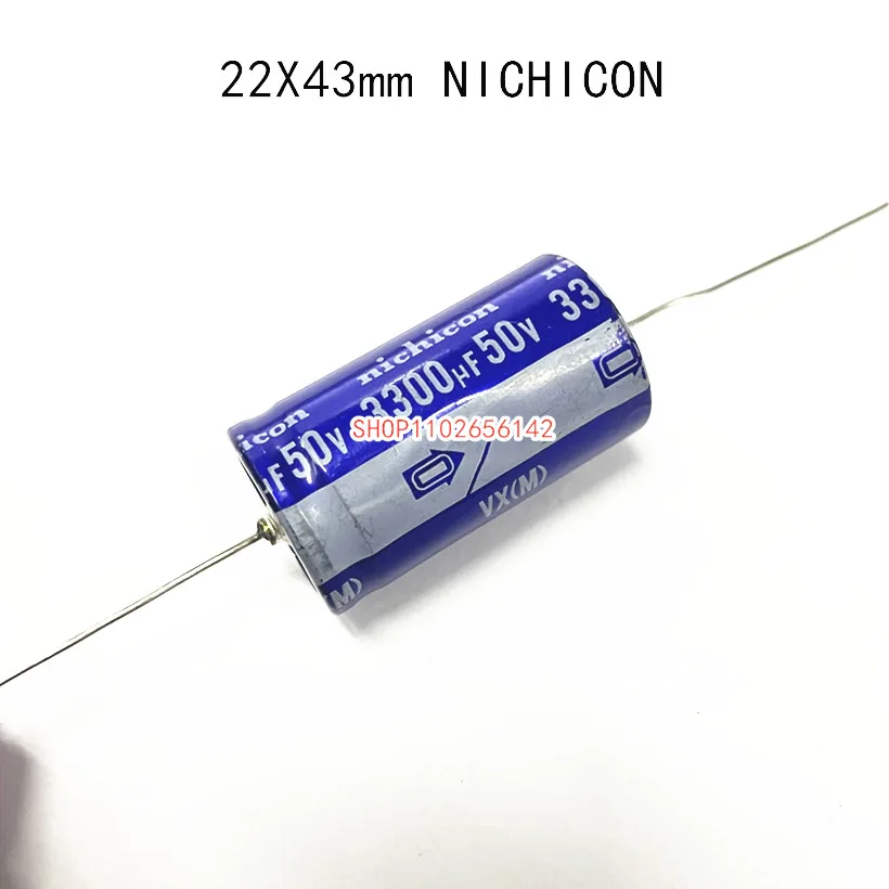 3300UF/50V NICHICON Axial Electrolytic Capacitor 50V3300UF NC japan VX series HI-FI  fever Capacitor 3300UF 50V