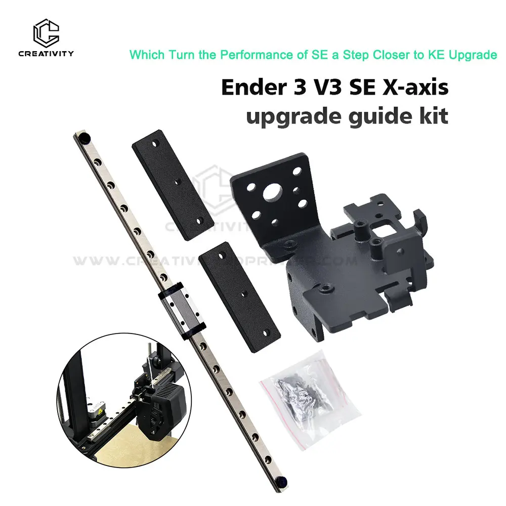 

ender 3 v3 se x axis MGN9H 300mm Linear Rail Guide Ender 3 V3 SE X Axis Turn the Performance of SE a Step Closer to KE Upgrade