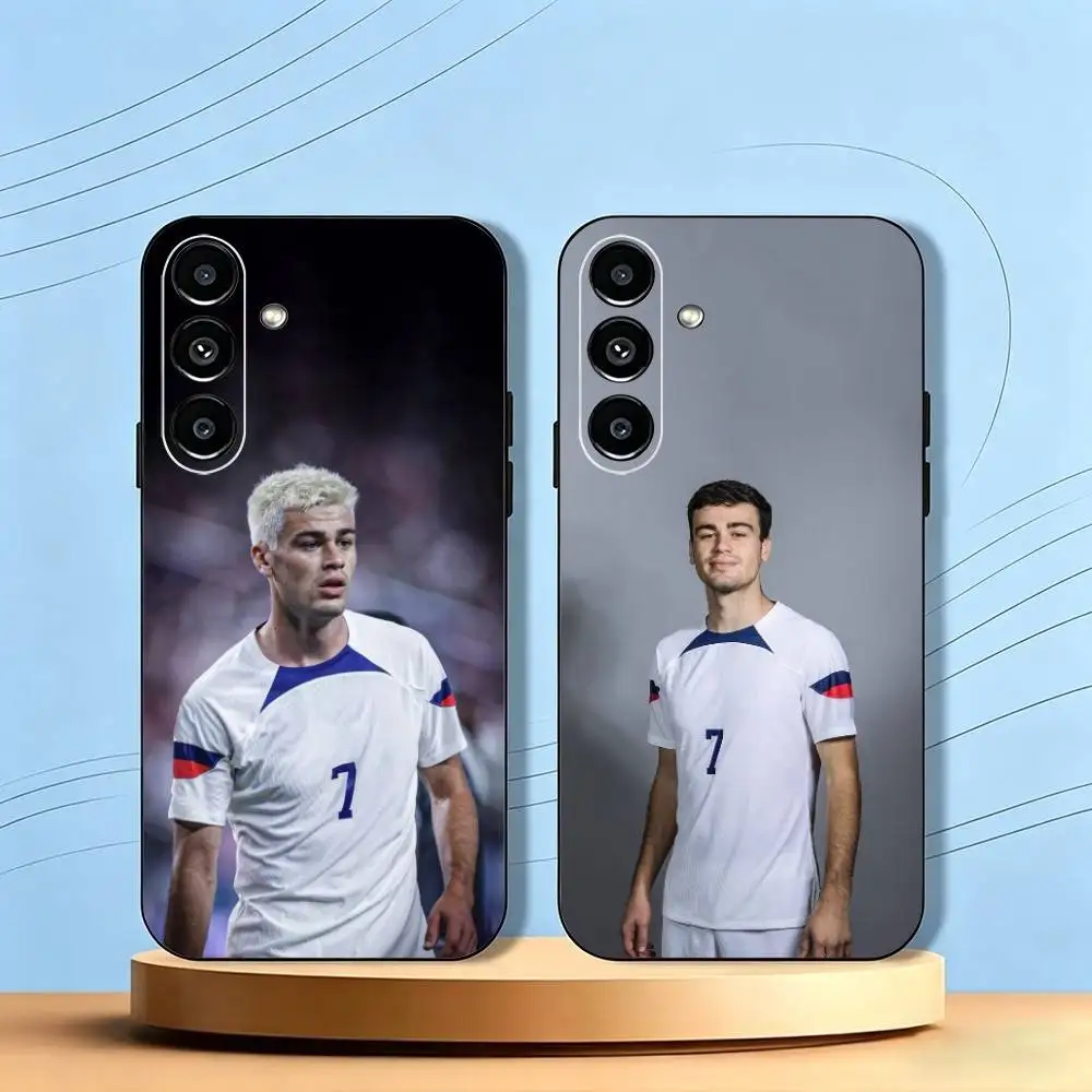 Giovanni R-Reyna Football Player Phone Case For Samsung Galaxy A73,A72,A71,A70,A53,A52,A51,Others Soft Black Cover