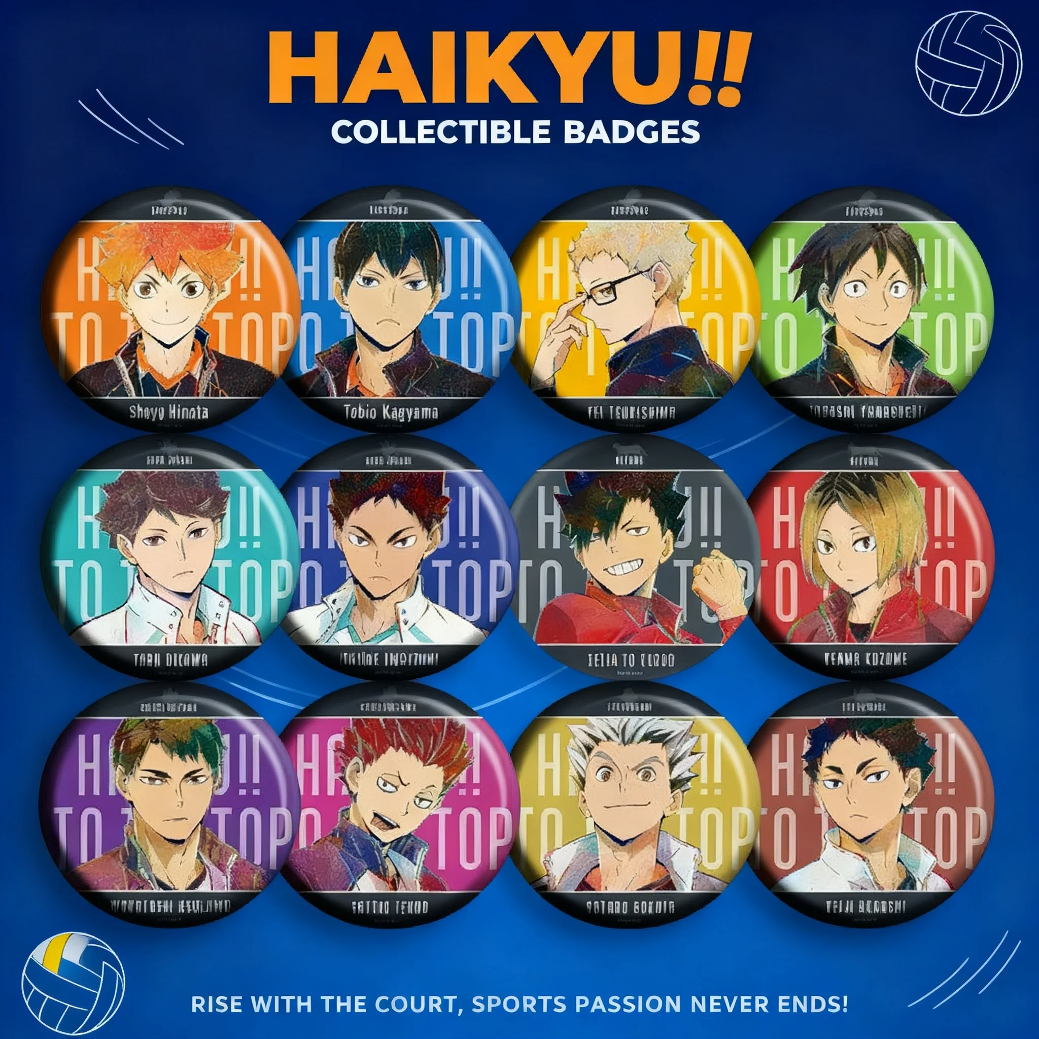 

Значок-пин Haikyuu Anime G Style Hinata Shoyo: мерч, подарок, аксессуар, постер, кнопка, манга, косплей, коллекционный предмет, фан-арт, для отаку