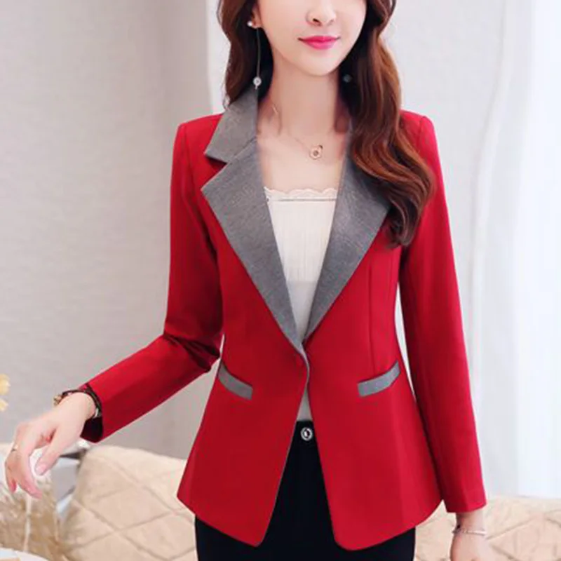 Blazer holgado con bolsillos y botones para mujer, chaqueta informal con solapa, ropa que combina con todo, para viaje, novedad de otoño, 2023