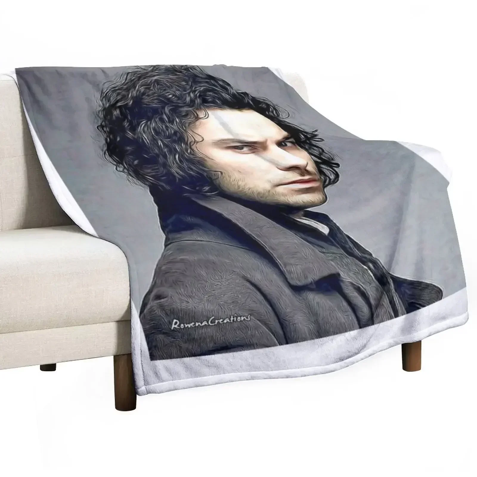 

Aidan Turner Throw Blanket Tourist sofa bed Plush funny gift Blankets