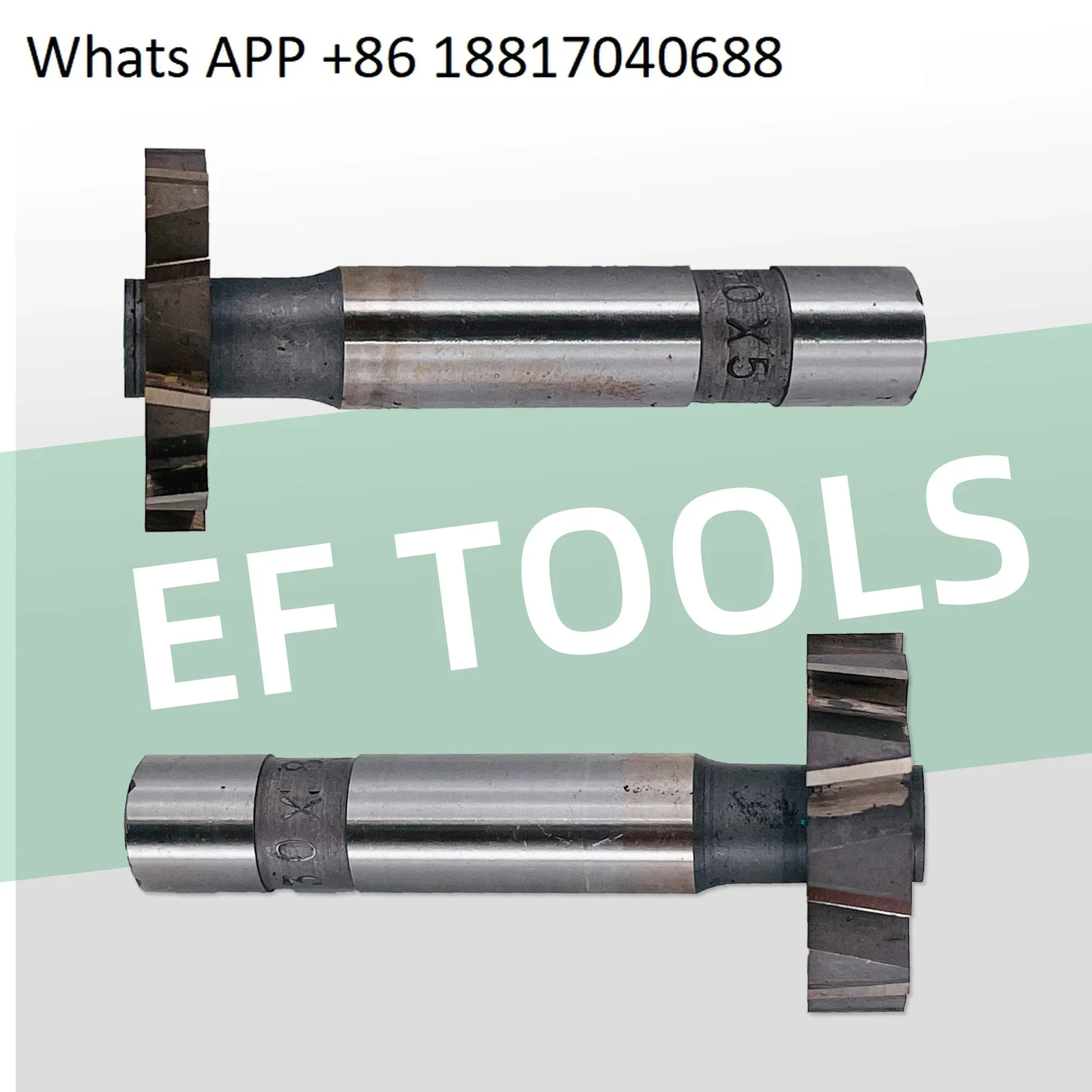 Semi-circular keyway half-element milling cutter M2 high-speed steel straight handle crescent cutter 2-10 * 13 16 19-45