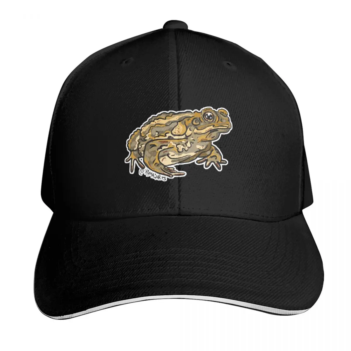 Cane Toad Baseball Cap Six Panel Structured Crown Sun Protection UPF 50+ Breathable Mesh Back