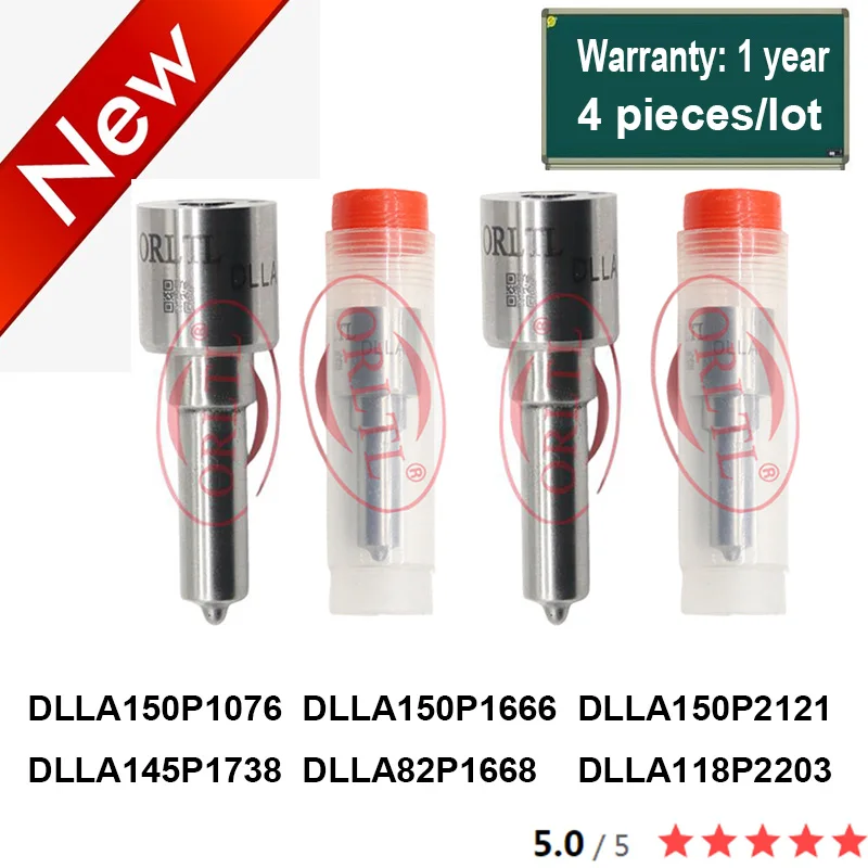 

4PCS Injection Nozzle DLLA145P1738 DLLA82P166 DLLA118P2203 DLLA150P1666 DLLA150P2121 DLLA150P1076 for BOSCH Repair Kits