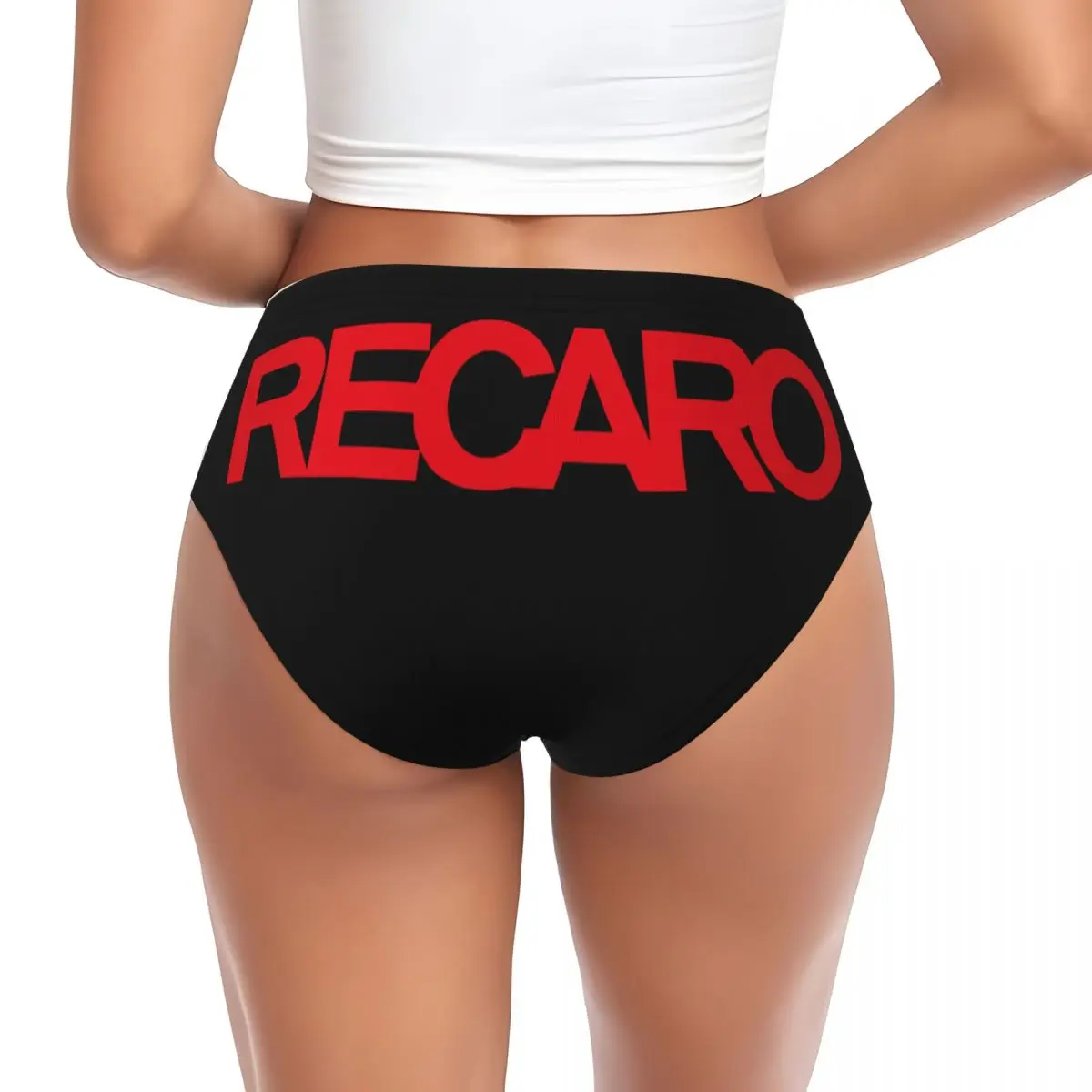 Bragas con logotipo personalizado para mujer, ropa interior suave, calzoncillos femeninos