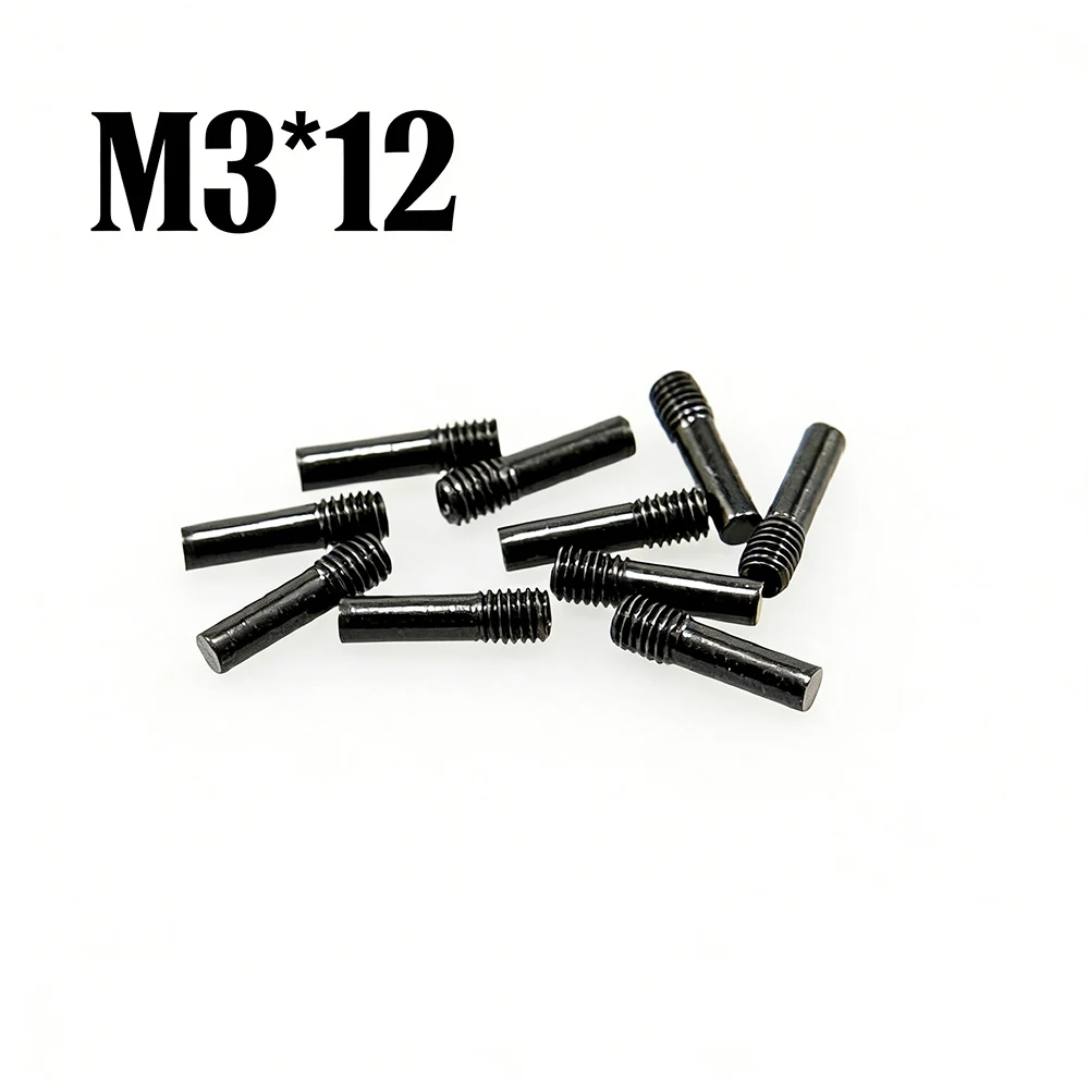 10Pcs M3x12mm Screw Set Front Rear Bumper Drive Shaft Pin Axle for 1/10 RC Crawler Car Traxxas TRX4 Axial SCX10 Tamiya HSP HPI