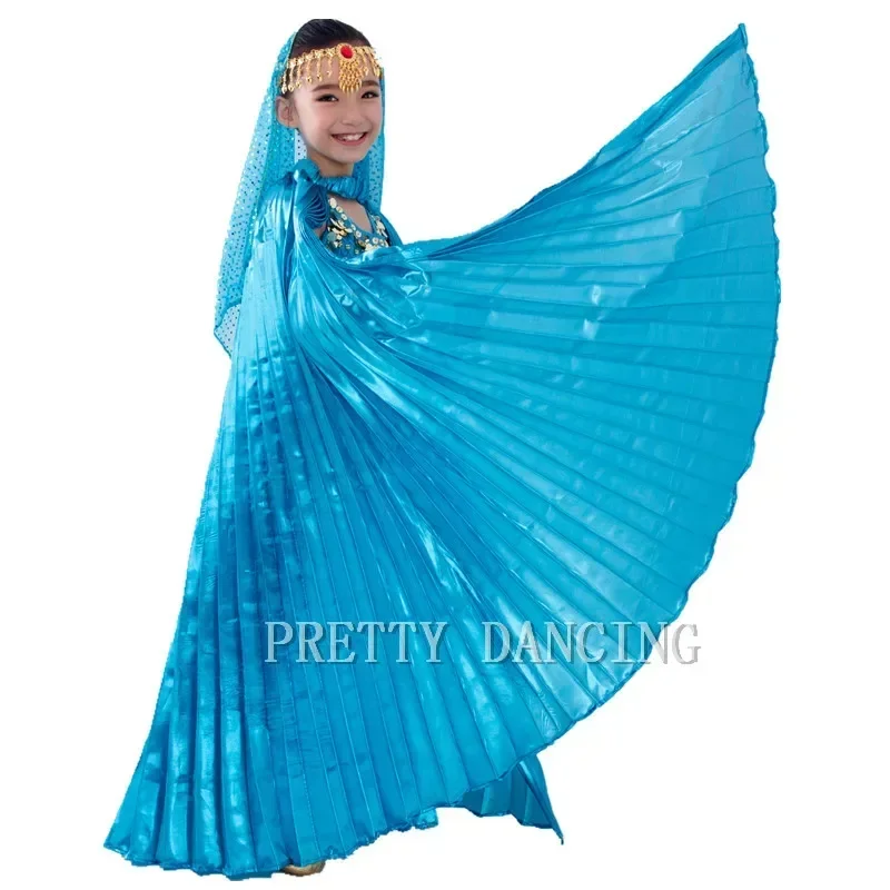 

Children Angle Wings Belly Dance Wings Egyptian Belly Dancing Costume Isis Wings Dance Wear for Kids Girls (no stick) 10 colors