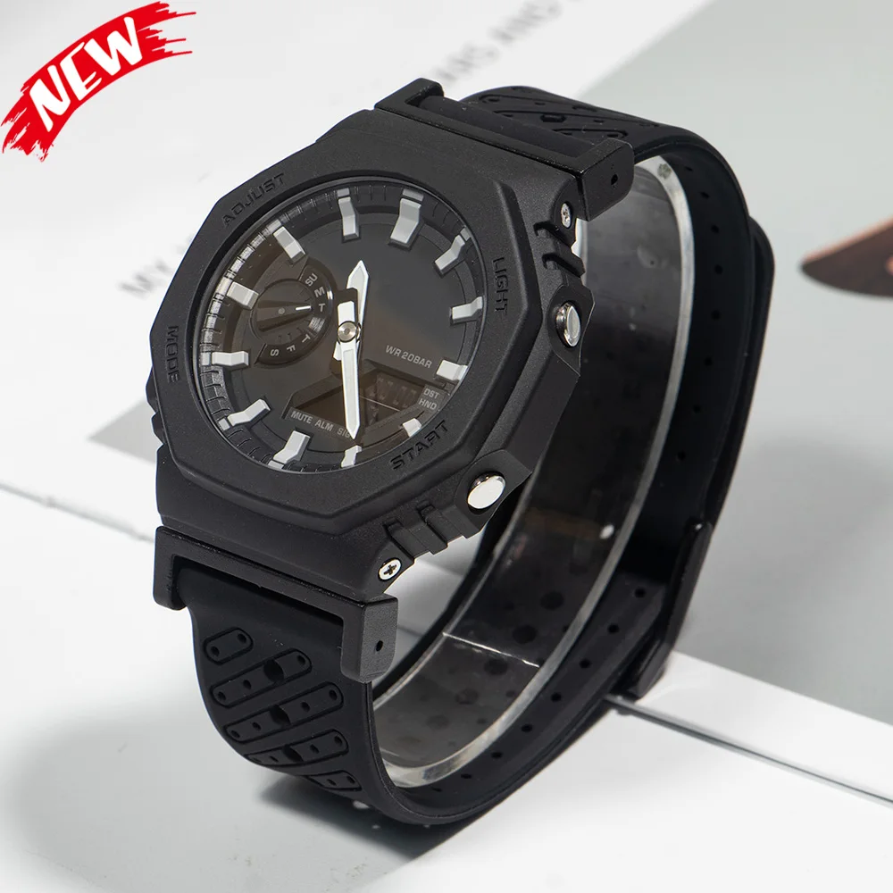 Sport-Silikonarmband für Casioak-Uhr GA-2100 GA-110/100/120, wasserdichtes Armband für Casioak DW5600 5000, Bandzubehör