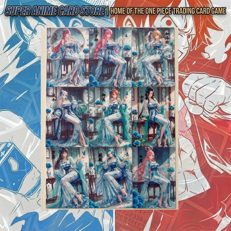 Japanese Anime One Piece Card Sets Pr Wp Tp Tr Lhr Gr Kr Boa Hancock Perona Vinsmoke Reiju Nico Robin Yamato Collectible Cards