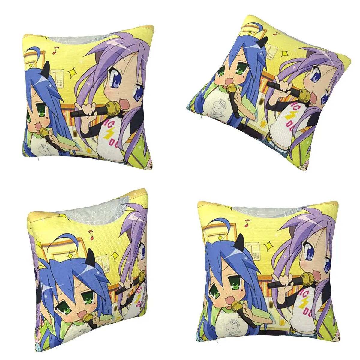 New Arrival Lucky Star Square Pillowcase Cushion Cover Pillow Case Throw Pillow Cover for Home Bedroom Car