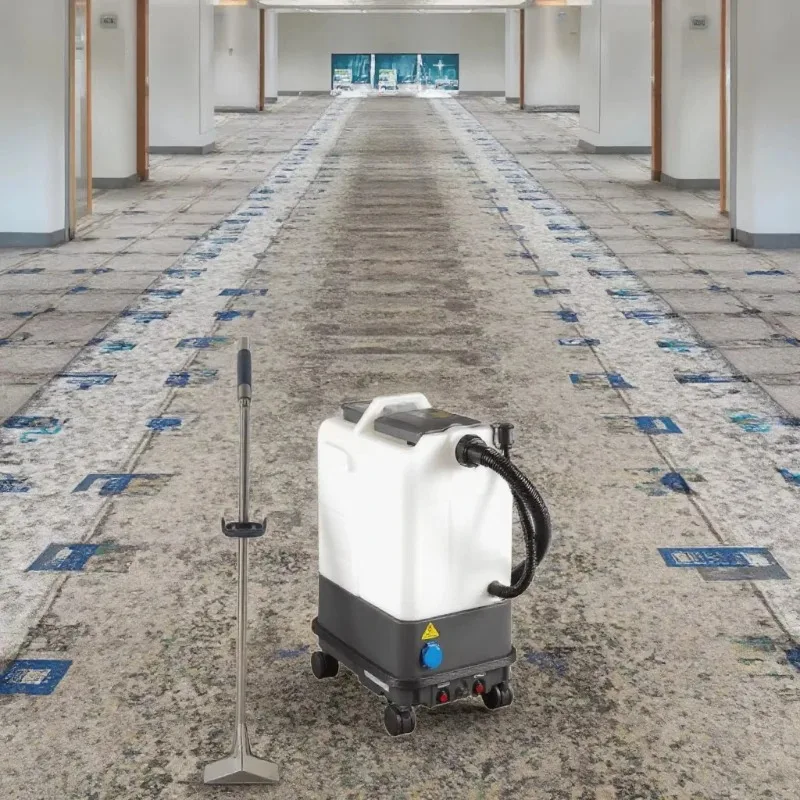 

Double nozzle scraper carpet cleaner, plastic electric