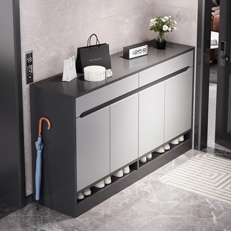 

Shoe cabinet, new model at the entrance of the home, popular indoor entrance door, porch cabinet, large-capacity door shoe
