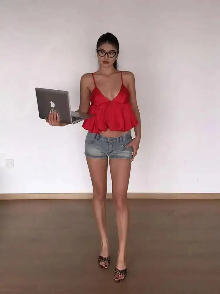 スパイシーガール アメリカンバット カウボーイショーツ レディース 春新作 ローウエスト スリム セクシー ホットパンツ ファッション セクシー レディースショーツ Y8WY