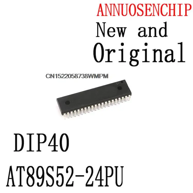 100PCS AT89S52-24PC AT89S52 DIP40 New IC In stock! AT89S52-24PU