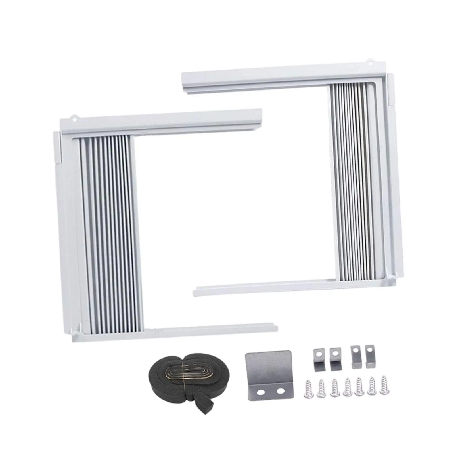 Window Air Conditioner Side Insulation Panels with Frame Replacement Easy Install Kit for Room Temperature Control