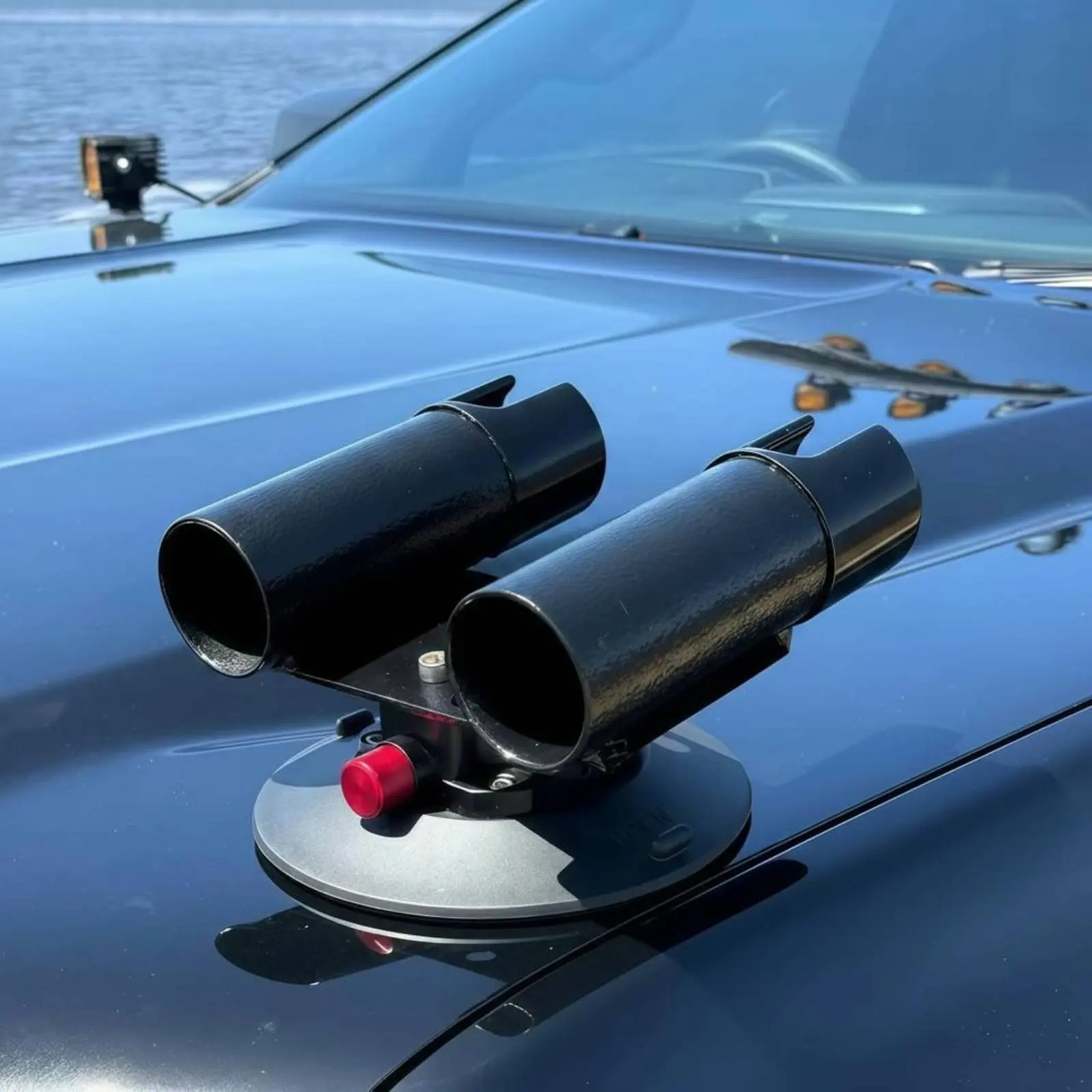 

Vacuum Suction Rod Holder Easy to Install Car Mounted Fishing Rod Holder for Anglers, Boat